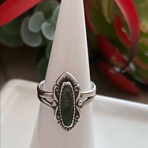 Vintage Sterling Silver Turquoise ring size 5.5